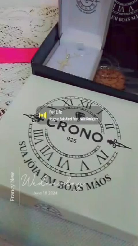 Depoimento de cliente Crono Joias